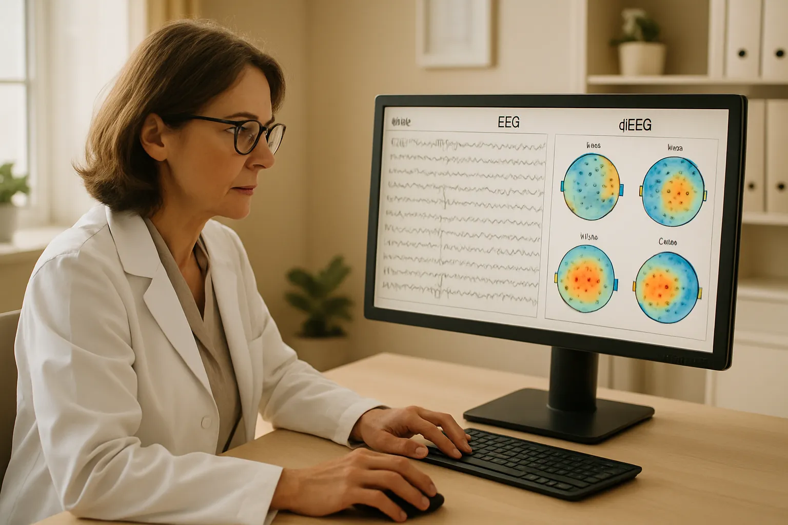Qual é a diferença entre qEEG e EEG comum?